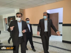 بازدید معاون عمرانی استاندار خراسان شمالی از پردیس امام باقر علیه السلام (برای کمک به تکمیل پروژه های نا تمام پردیس) 2