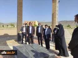 بازدید معاون عمرانی استاندار خراسان شمالی از پردیس امام باقر علیه السلام (برای کمک به تکمیل پروژه های نا تمام پردیس) 2