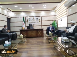 مدیریت دانشگاه فرهنگیان استان و مسئول نهاد نمایندگی مقام معظم رهبری دردانشگاه  با مدیرکل آموزش و پرورش استان سیستان وبلوچستان دیدار کردند. 2