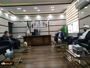 مدیریت دانشگاه فرهنگیان استان و مسئول نهاد نمایندگی مقام معظم رهبری دردانشگاه  با مدیرکل آموزش و پرورش استان سیستان وبلوچستان دیدار کردند. 4