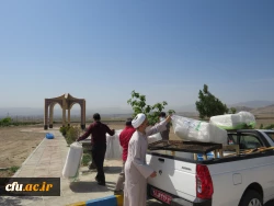 پویش اطعام حسنی طبخ و توزیع چهار هزار پرس غذای گرم در ماه مبارک رمضان میان مناطق محروم حاشیه شهر بجنورد توسط دانشگاه فرهنگیان خراسان شمالی  7