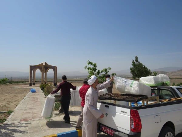 پویش اطعام حسنی طبخ و توزیع چهار هزار پرس غذای گرم در ماه مبارک رمضان میان مناطق محروم حاشیه شهر بجنورد توسط دانشگاه فرهنگیان خراسان شمالی  7