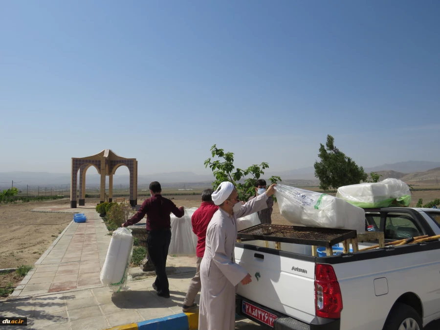 پویش اطعام حسنی طبخ و توزیع چهار هزار پرس غذای گرم در ماه مبارک رمضان میان مناطق محروم حاشیه شهر بجنورد توسط دانشگاه فرهنگیان خراسان شمالی  7
