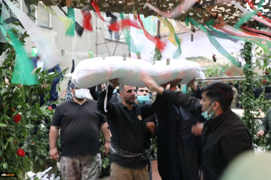 مـراسم استـقبـال، تشــیــیع و تدفین پیکر مطهر شهید گمنام در سازمان مرکزی دانشگاه فرهنگیان