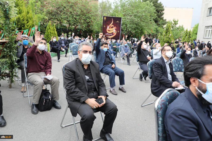 مـراسم استـقبـال، تشــیــیع و تدفین پیکر مطهر شهید گمنام در سازمان مرکزی دانشگاه فرهنگیان