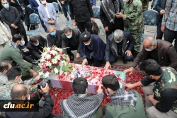 مـراسم استـقبـال، تشــیــیع و تدفین پیکر مطهر شهید گمنام در سازمان مرکزی دانشگاه فرهنگیان