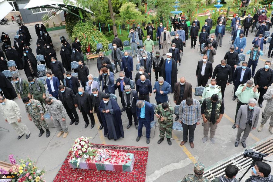 مـراسم استـقبـال، تشــیــیع و تدفین پیکر مطهر شهید گمنام در سازمان مرکزی دانشگاه فرهنگیان