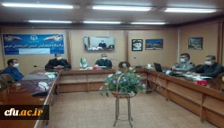 اولین جلسه شورای صنفی دانشگاه فرهنگیان استان آذربایجان غربی بصورت مجازی برگزار گردید 2