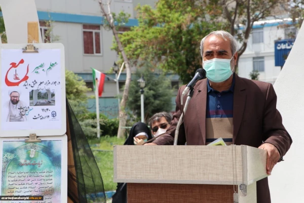 مراسم بزرگداشت هفته معلم در جوار مزار شهید گمنام پردیس فاطمه الزهرا(س) تبریز برگزار شد: 5