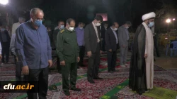 مراسم شب خاطره با حضور رزمندگان دانشجو معلم اعزامی به جبهه های حق علیه باطل در سال 61 برگزار و از کتابی با عنوان 