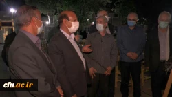 مراسم شب خاطره با حضور رزمندگان دانشجو معلم اعزامی به جبهه های حق علیه باطل در سال 61 برگزار و از کتابی با عنوان 