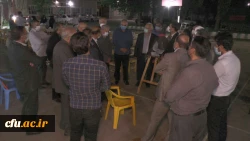 مراسم شب خاطره با حضور رزمندگان دانشجو معلم اعزامی به جبهه های حق علیه باطل در سال 61 برگزار و از کتابی با عنوان 