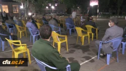 مراسم شب خاطره با حضور رزمندگان دانشجو معلم اعزامی به جبهه های حق علیه باطل در سال 61 برگزار و از کتابی با عنوان 