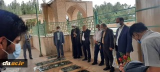 با حضور مسئولان استانی و پردیس های استان خراسان جنوبی برگزار گردید:

آیین غبار روبی مزار شهدای عملیات بیت المقدس