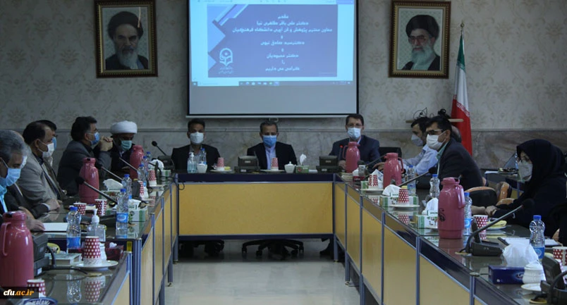 جلسه شورای پژوهشی دانشگاه فرهنگیان استان خراسان رضوی 2