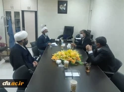 دیدار مدیر دانشگاه فرهنگیان سیستان وبلوچستان و مسئول دفاتر نهاد نمایندگی مقام معظم رهبری در دانشگاه های استان 5