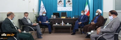 دیدار هیات رئیسه دانشگاه فرهنگیان یزد با رئیس مجمع نمایندگان استان در مجلس شورای اسلامی