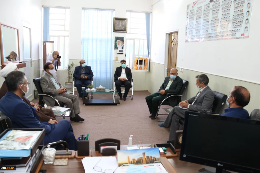 دیدار هیات رئیسه دانشگاه فرهنگیان یزد با رئیس مجمع نمایندگان استان در مجلس شورای اسلامی 3