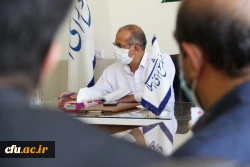 دیدار هیات رئیسه دانشگاه فرهنگیان یزد با نماینده مردم تفت و میبد در مجلس شورای اسلامی 6