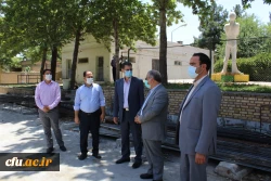 بازدید مدیر کل نوسازی و تجهیز مدارس خراسان رضوی از پروژه خیر ساز زنده یاد حاج حسین شکرریز  پردیس شهید بهشتی دانشگاه فرهنگیان مشهد 2