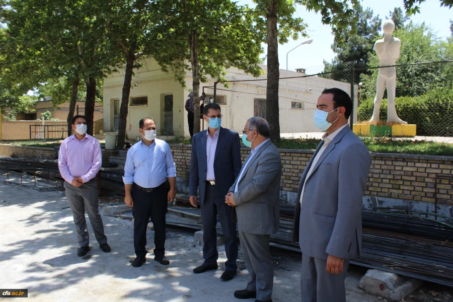 بازدید مدیر کل نوسازی و تجهیز مدارس خراسان رضوی از پروژه خیر ساز زنده یاد حاج حسین شکرریز  پردیس شهید بهشتی دانشگاه فرهنگیان مشهد 2
