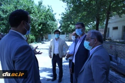 بازدید مدیر کل نوسازی و تجهیز مدارس خراسان رضوی از پروژه خیر ساز زنده یاد حاج حسین شکرریز  پردیس شهید بهشتی دانشگاه فرهنگیان مشهد 3