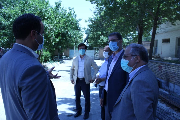 بازدید مدیر کل نوسازی و تجهیز مدارس خراسان رضوی از پروژه خیر ساز زنده یاد حاج حسین شکرریز  پردیس شهید بهشتی دانشگاه فرهنگیان مشهد 3