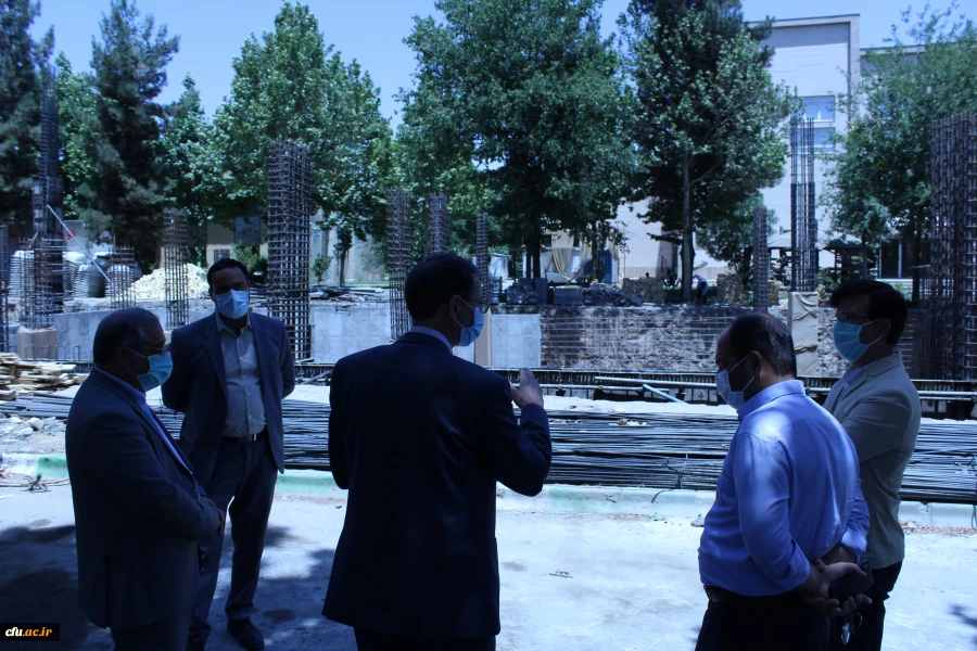 بازدید مدیر کل نوسازی و تجهیز مدارس خراسان رضوی از پروژه خیر ساز زنده یاد حاج حسین شکرریز  پردیس شهید بهشتی دانشگاه فرهنگیان مشهد 4