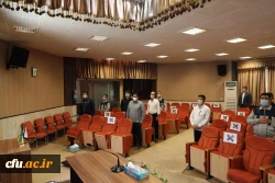 تقدیر از زحمات نیروهای خدماتی سازمان مرکزی در مراسم تشییع و تدفین شهید گمنام 13