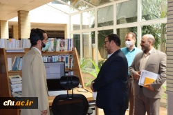بازدید حسن محمدپور سرپرست مدیریت امور پردیس های استان قم از پژوهشگاه حوزه و دانشگاه 8