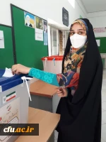 حضور پرشور دانشجومعلمان دانشگاه فرهنگیان یزد در انتخابات 1400 به روایت تصویر
 15