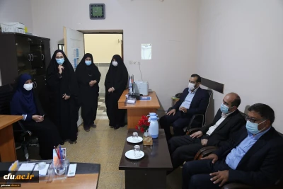 بازدید دکتر انصاری راد معاون دانشجویی دانشگاه فرهنگیان از پردیس آیت الله خامنه ای گرگان
