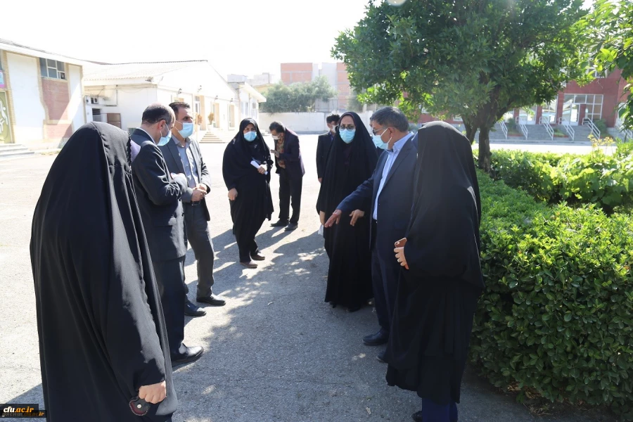 بازدید دکتر انصاری راد معاون دانشجویی دانشگاه فرهنگیان از پردیس آیت الله خامنه ای گرگان
 5