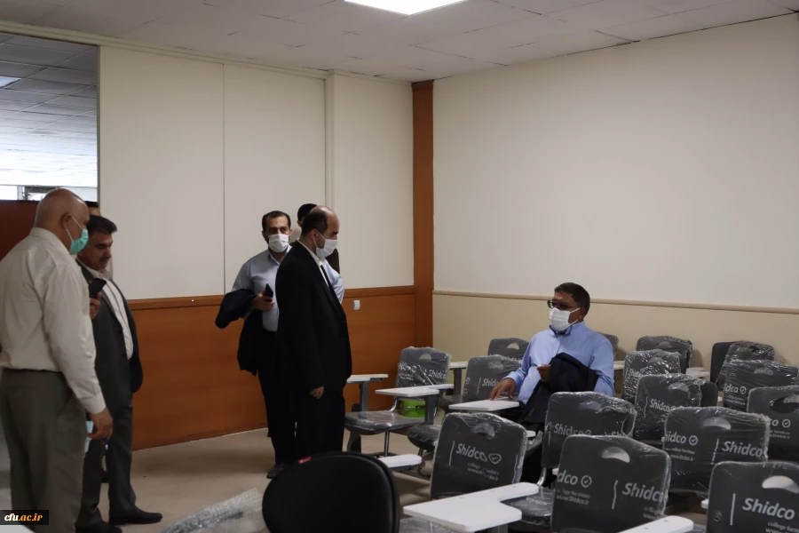 بازدید دکتر انصاری راد معاون دانشجویی دانشگاه فرهنگیان از پردیس آیت الله خامنه ای گرگان
 12