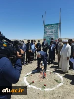 با حضور استاندار سیستان و بلوچستان؛ مجتمع دانشگاهی فرهنگیان استان کلنگ زنی شد
 2