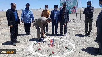 با حضور استاندار سیستان و بلوچستان؛ مجتمع دانشگاهی فرهنگیان استان کلنگ زنی شد
 3