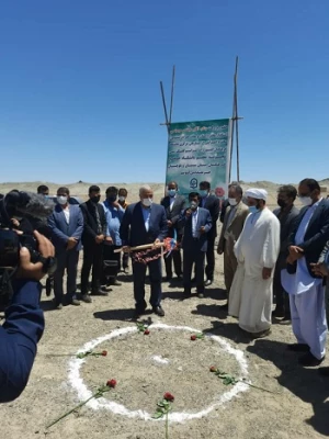 با حضور استاندار سیستان و بلوچستان؛ مجتمع دانشگاهی فرهنگیان استان کلنگ زنی شد
 5