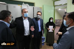 بازدید معاون دانشجویی،دکتر انصاری و مشاور اجرایی دکتر دلقندی از پردیس های استانی  دانشگاه فرهنگیان خراسان شمالی  12