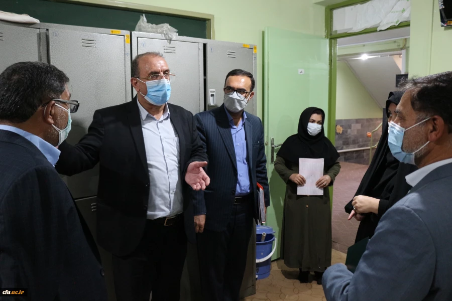 بازدید معاون دانشجویی،دکتر انصاری و مشاور اجرایی دکتر دلقندی از پردیس های استانی  دانشگاه فرهنگیان خراسان شمالی  12