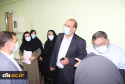 بازدید معاون دانشجویی،دکتر انصاری و مشاور اجرایی دکتر دلقندی از پردیس های استانی  دانشگاه فرهنگیان خراسان شمالی  15