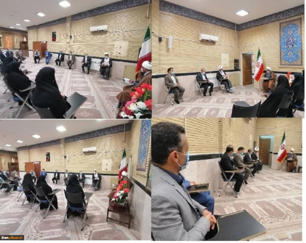 دیدار مسؤلین ، کارکنان و تعدادی از اساتید با حضرت حجه الاسلام والمسلمین کریمی تبار نماینده ی ولی فقیه در استان