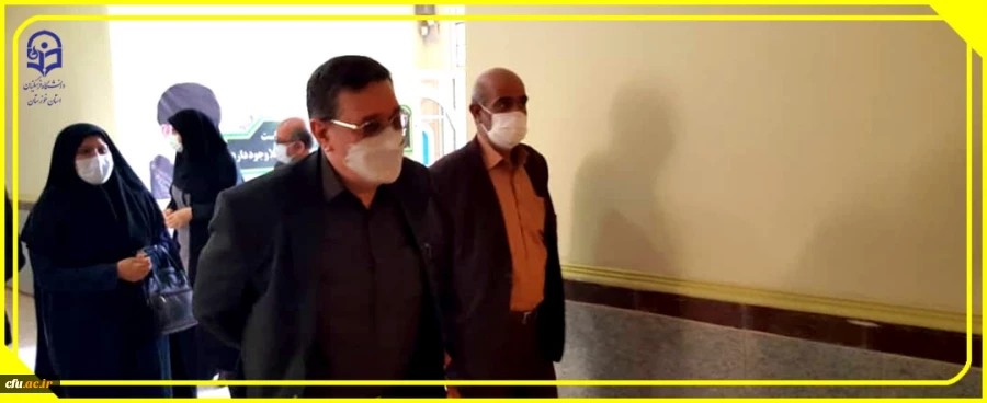 بازدید ریاست دانشگاه فرهنگیان کشور از واحد دانشگاهی اروند آبادان
