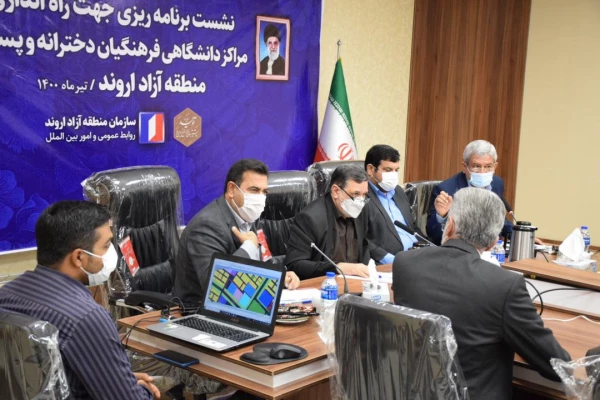  رئیس دانشگاه فرهنگیان با نمایندگان شهرستان های آبادان و خرمشهر و مسئولان منطقه آزاد اروند دیدار کرد 5