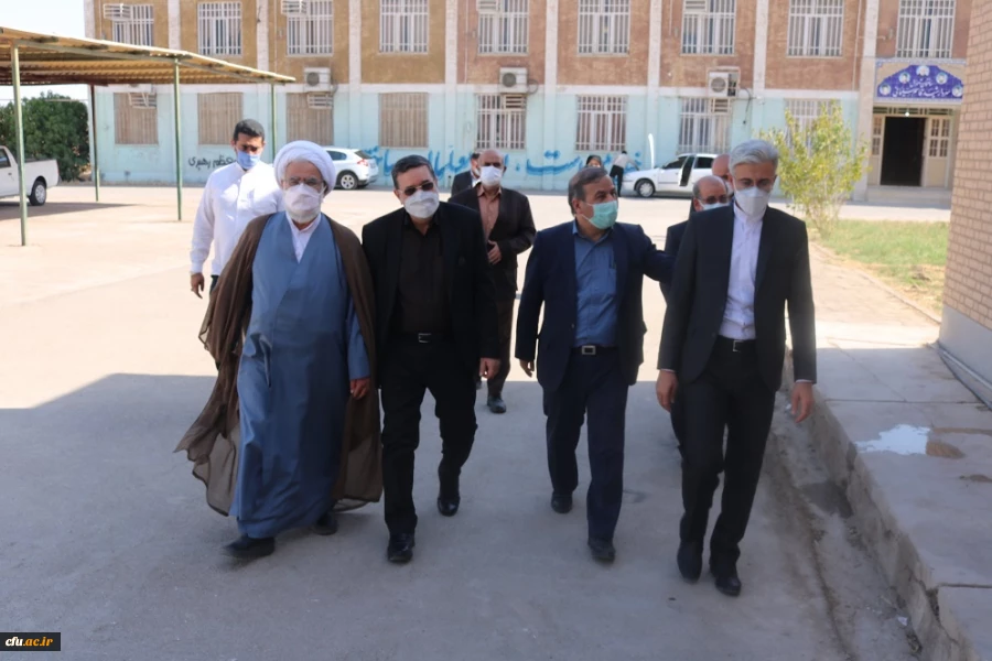 بازدید رییس دانشگاه فرهنگیان کشور از پردیس حضرت رسول اکرم (ص) خوزستان