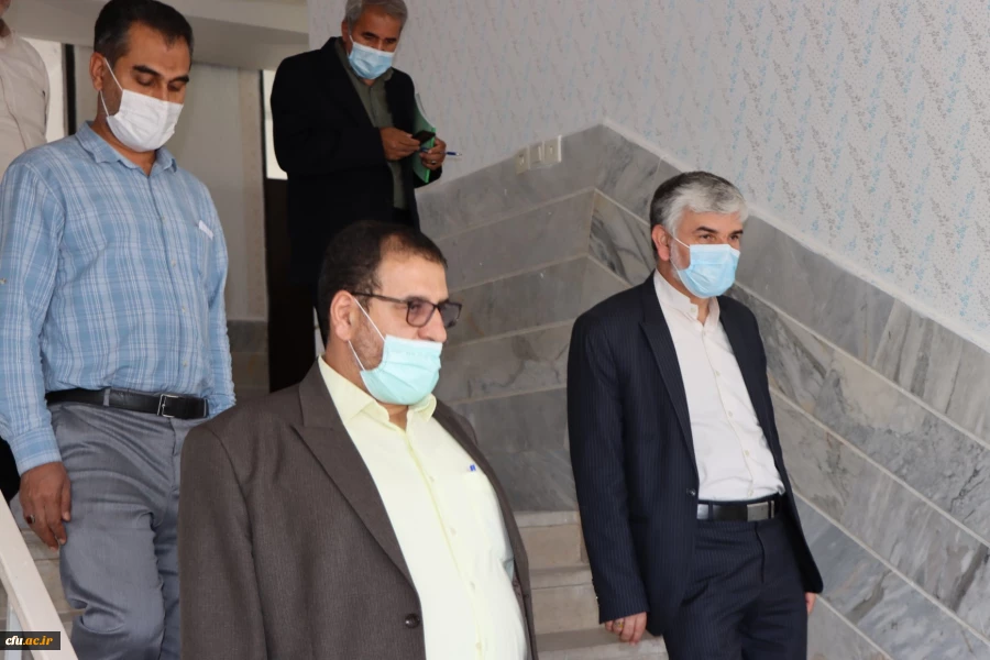 بازدید معاونت آموزشی و تحصیلات تکمیلی دانشگاه فرهنگیان از مدیریت امور پردیس های استان قم 8