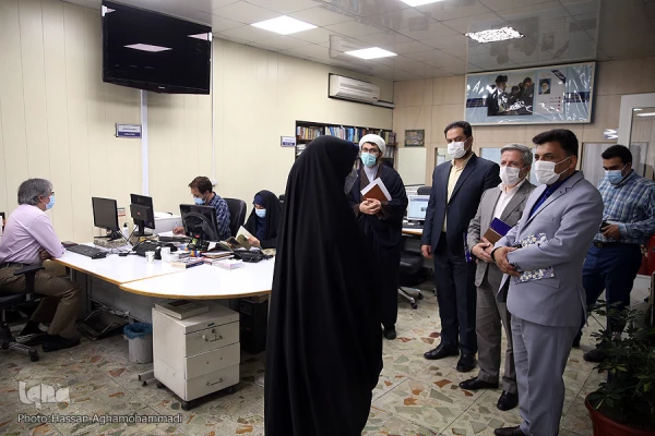 بازدید معاون دانشگاه فرهنگیان از ایکنا 6