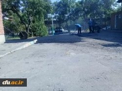 آسفالت محوطه پردیس های دانشگاه فرهنگیان استان آذربایجان شرقی 3