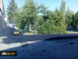 آسفالت محوطه پردیس های دانشگاه فرهنگیان استان آذربایجان شرقی 4