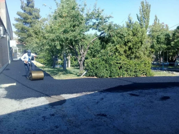 آسفالت محوطه پردیس های دانشگاه فرهنگیان استان آذربایجان شرقی 4