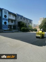 آسفالت محوطه پردیس های دانشگاه فرهنگیان استان آذربایجان شرقی 5